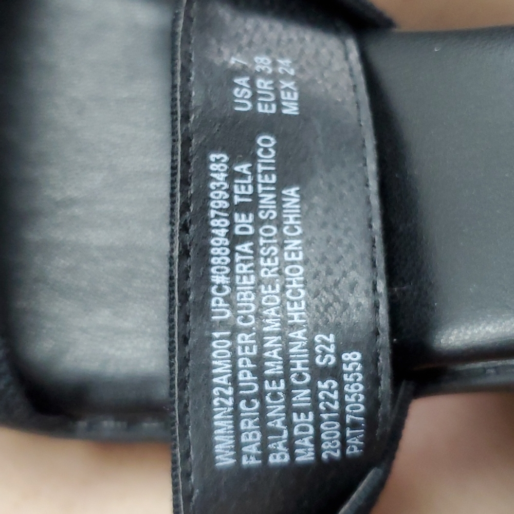 Madden NYC, Chunky Platforms, Black, Fabric, Stretchy Ankle Strap Women's Size 7 - Picture 7 of 8